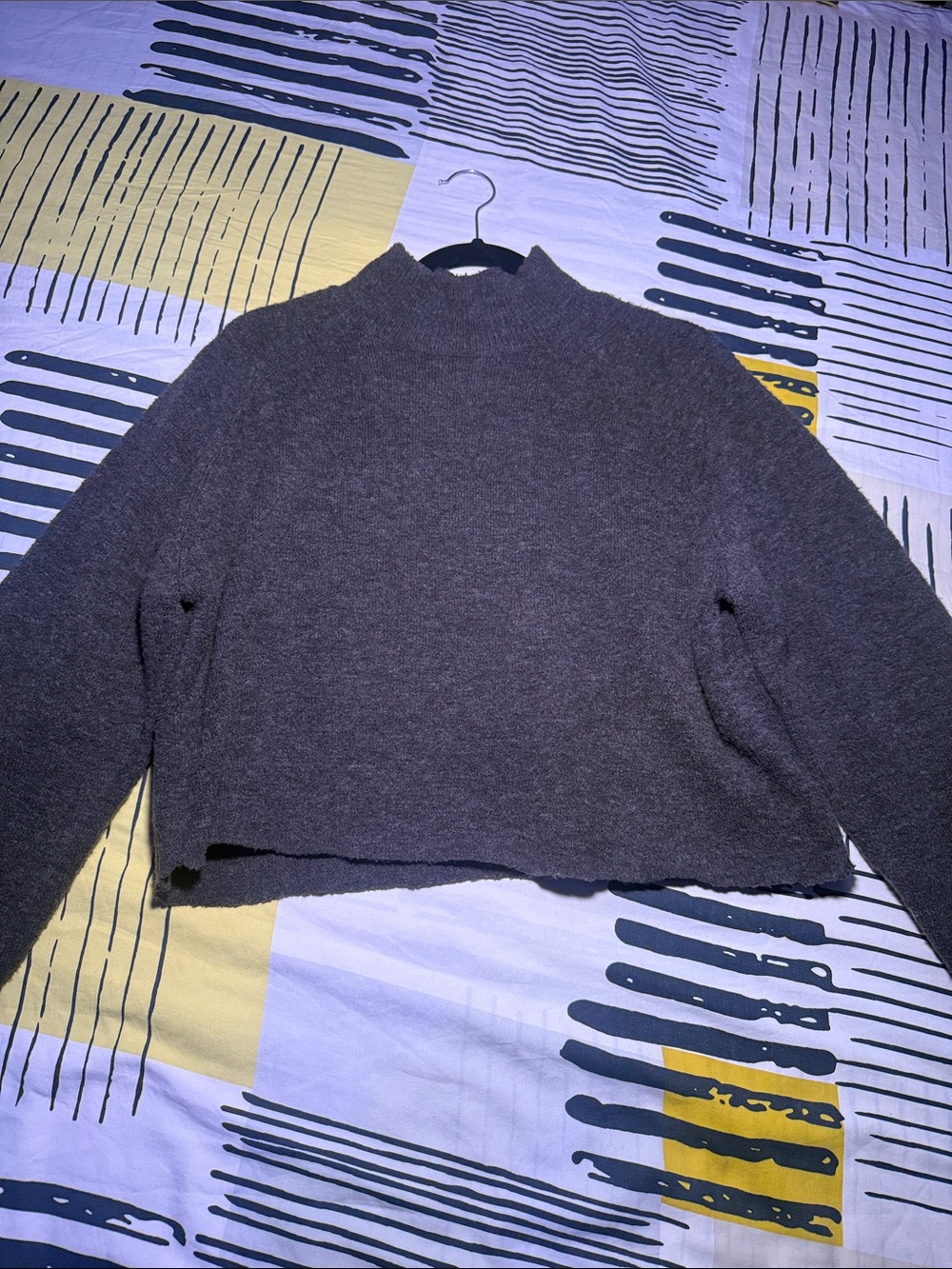 Unisex Cashmere Cropped Sweater
